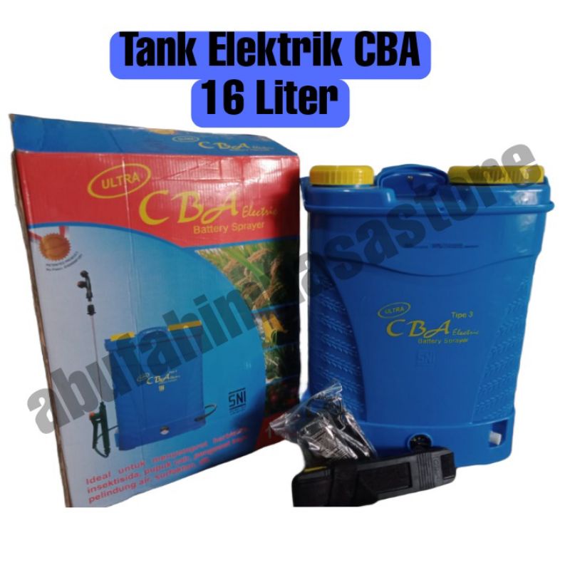 TANK SPRAYER ELEKTRIK CBA 16 LITER/ALAT SEMPROT PERTANIAN/TANK SEMPROT ELEKTRIK