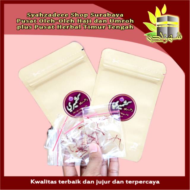 Saffron Kashmir perhelai safron herbal PMS dan Insomnia