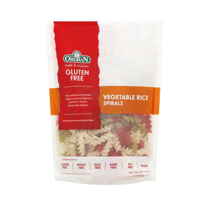 

Terlaris# Orgran - Vegetable Rice Spiral Pasta 50 G