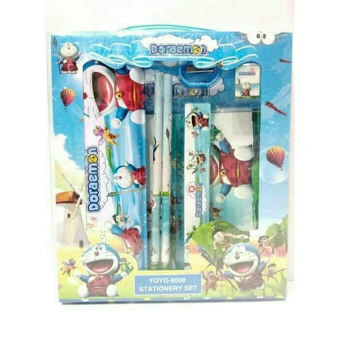 

perlengkapan sekolah satu set stationary doraemon sry77