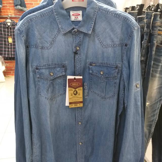 kemeja jeans gabrielle