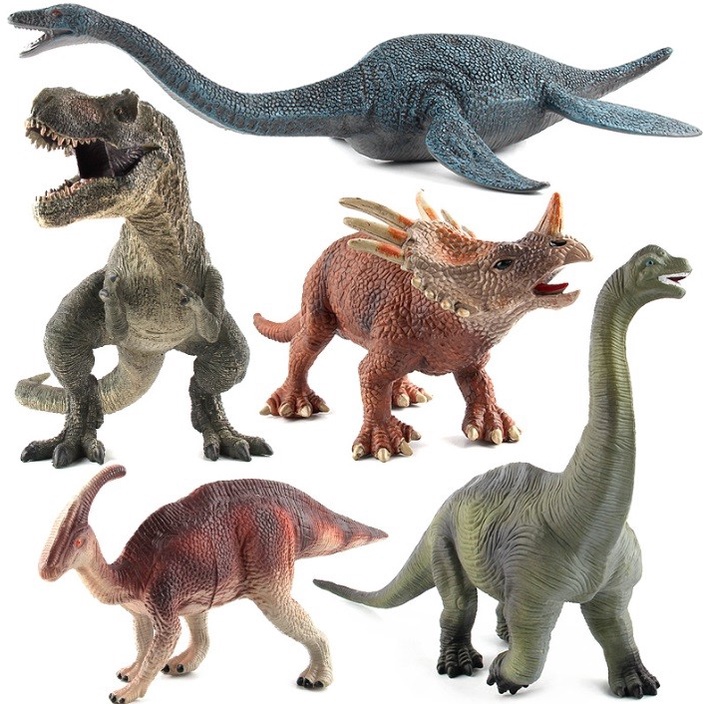 Mainan Edukasi Anak Dinosaurus Tyrex Tyrannosaurus Brontosaurus Stego