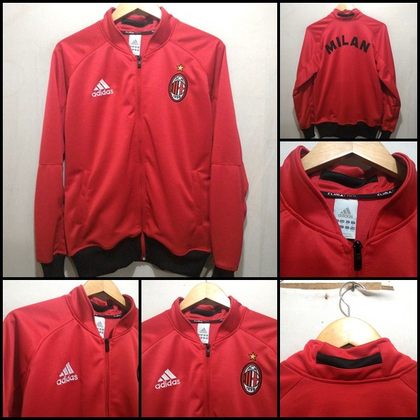 Jaket GO / Grade Ori AC MILAN Anthem Red 2016/2017