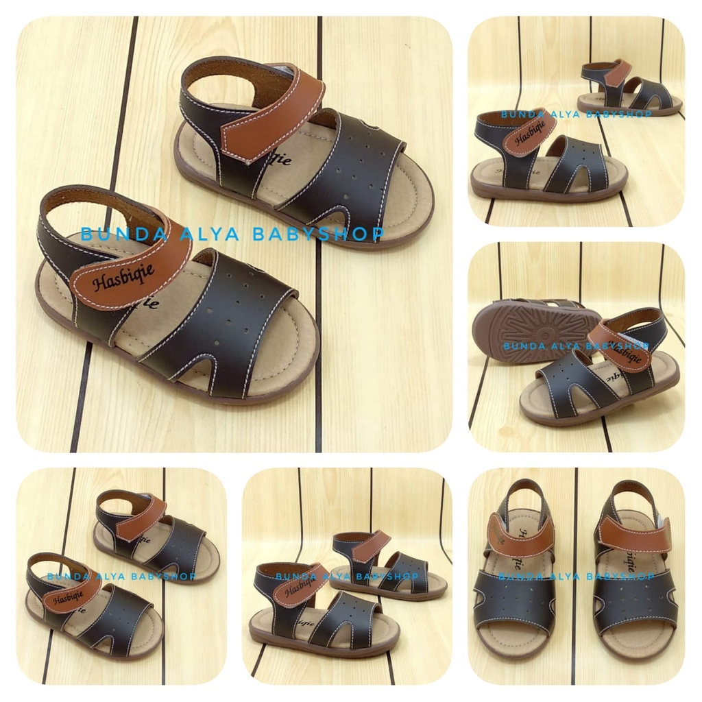 Sandal Anak Laki 6 Bulan 1 Tahun COKLAT - Sendal Anak Laki - Sepatu Sendal Anak Balita Size 22 - 24