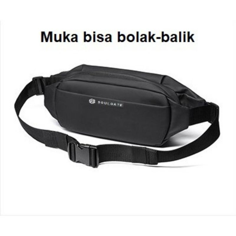 Waistbag Exer Dua Muka Bisa Bolak-Balik Waist Bag  Bolak-Balik good ok