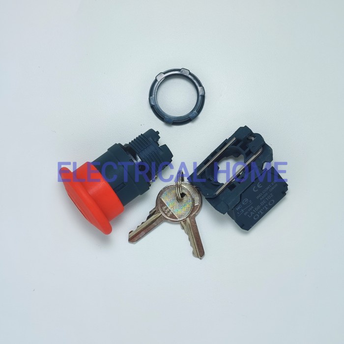 Push Button Emergency/Push lock/Reset With Key 22mm 5AS142 OTTO