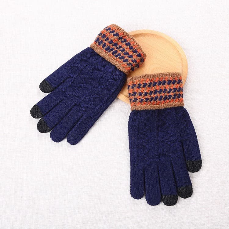 KN-06 sarung tangan musim dingin winter gloves rajut knit touch screen