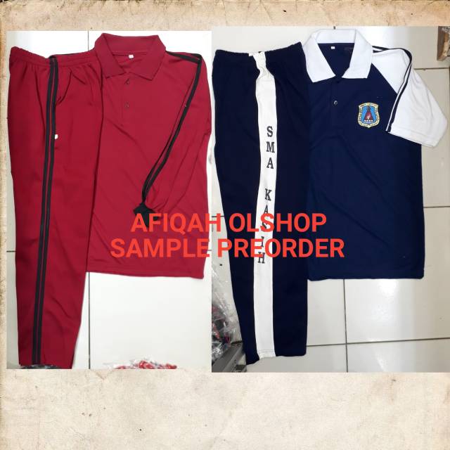 Preorder Setelan Olahraga Anak SMA