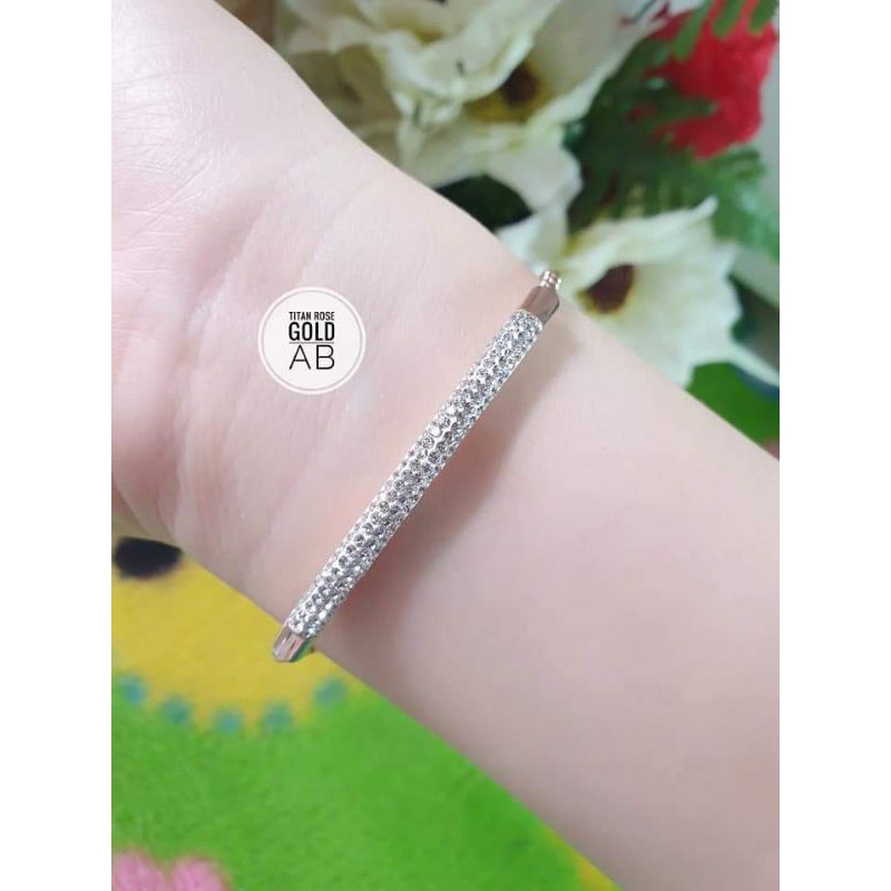 GELANG SERUT TITANIUM GOLD/ROSE GOLD