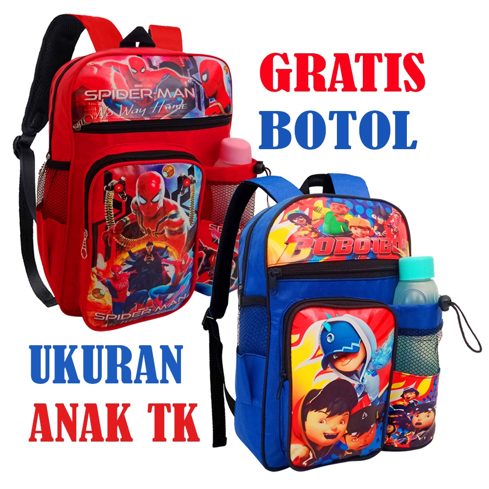 Tas Free fire TK Gratis Botol Minum - Tas ransel anak tk - Tas anak paud laki laki - Tas anak tk laki laki - Tas paud anak cowok - Tas Sekolah Cowok Freefire - Tas FF Laki laki - Tas Gendong Anak Cowo