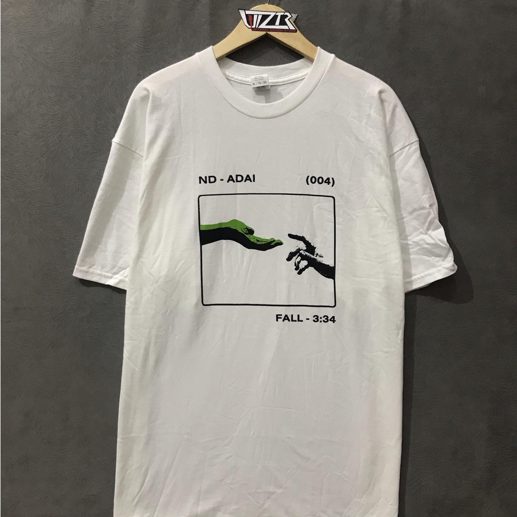 T Shirt Band Official NECK DEEP - FALL SINGLE WHITE Original