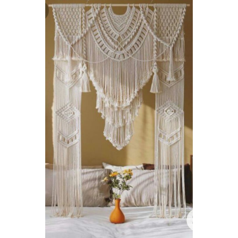 backdrop macrame / tirai macrame
