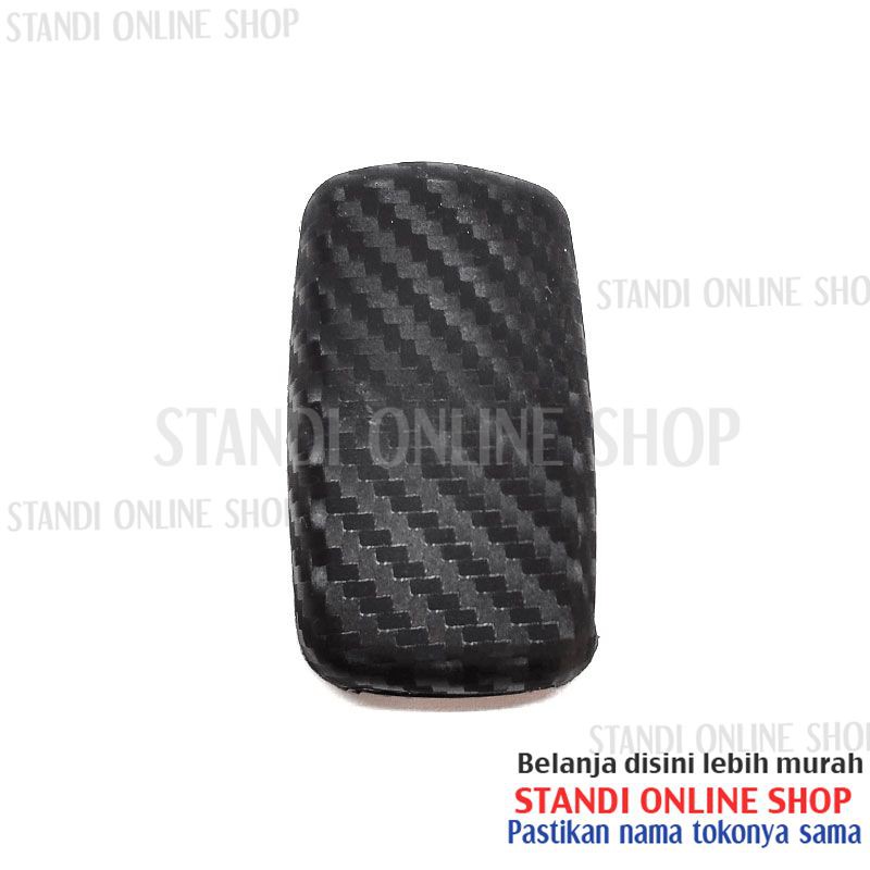 Kondom Kunci Silikon Carbon Remote Volkwagen VW Polo Golf Tiguan