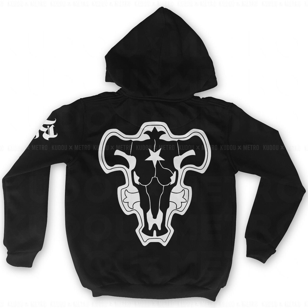 Jaket Blackbull Black Anime Manga Black Clover