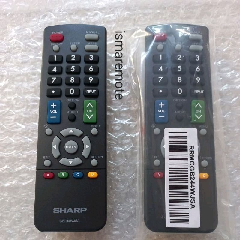 REMOTE REMOT TV SHARP AQUOS LCD LED GB244WJSA ORIGINAL