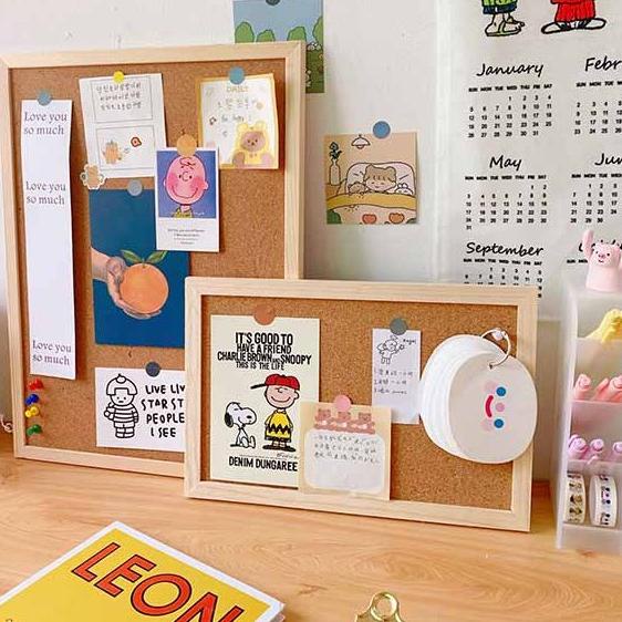 

Model baru - Message board information board wooden board Papan informasi papan pesan papan kayu gantungan dindin 시