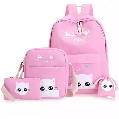 TAS SEKOLAH ANAK MINICAT / TAS ANAK SEKOLAH ANAK PEREMPUAN / TAS BACKPACK ANAK