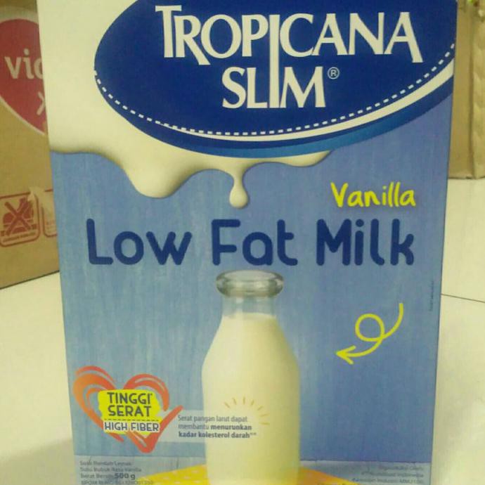 

[[BISA COD]] Tropicana Slim Low Fat Milk VANILLA (500gr) - VANILLA BIG SALE Kode 986