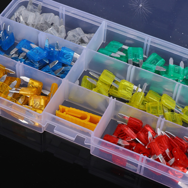 （✔✔❤120pcs Sekring Gepeng Mini Campur Untuk Mobil / Motor / SUV CN37