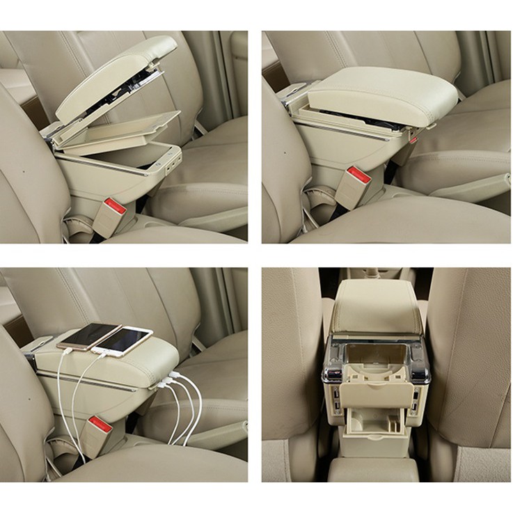 Armrest Box Kotak Alas Lengan ALL NEW SUZUKI ERTIGA MAZDA VX-1 dual stack 7 Port USB Charger