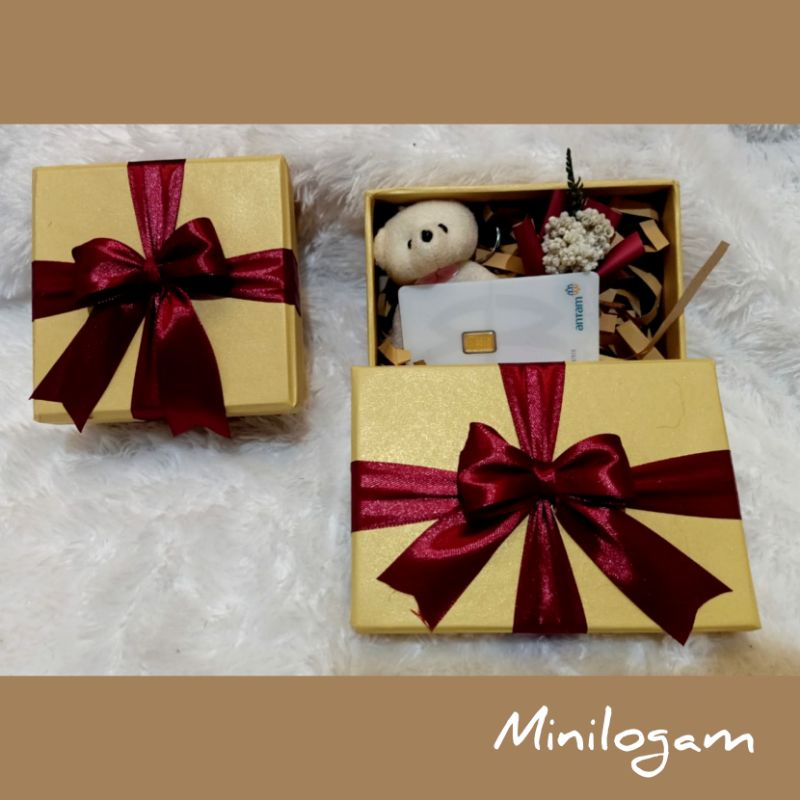 

PAKET KOTAK KADO , HAMPERS ,BOX LM (13x9x5)