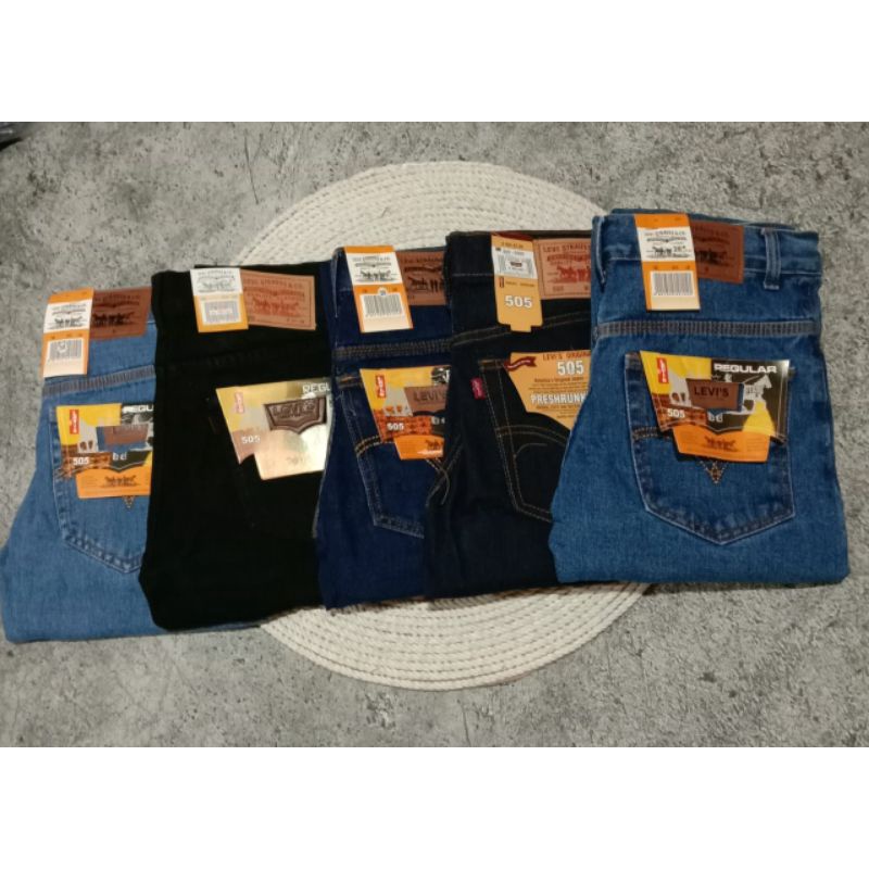 CELANA JEANS PRIA 27 38 Bahan Bagus Jeans Standar Levis