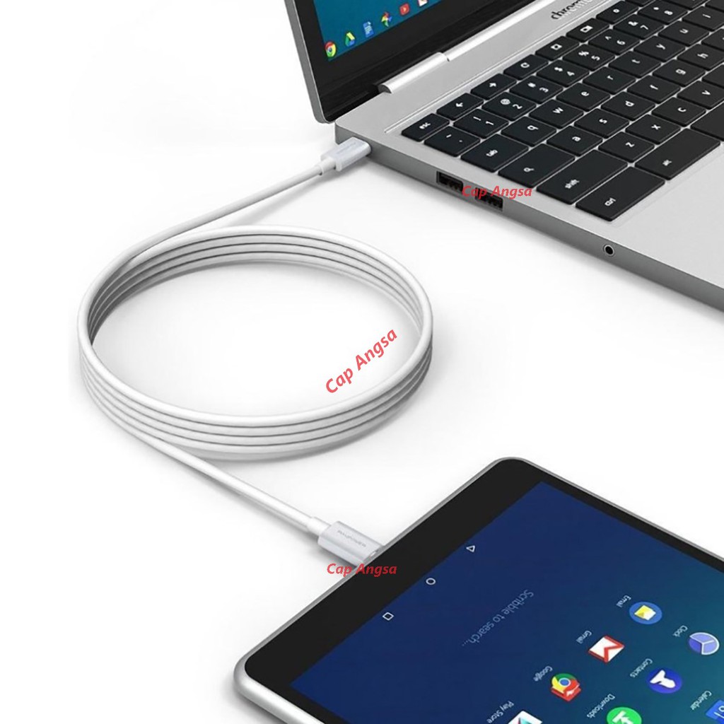 RAVPower RP-TPC001 FAST CHARGING KABEL CHARGER DATA QUICK CHARGE USB TYPE C TO C DATA RAV POWER 001