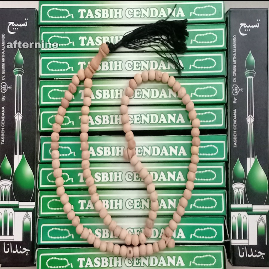 Tasbeh Tasbih KAYU CENDANA Wangi 99 butir