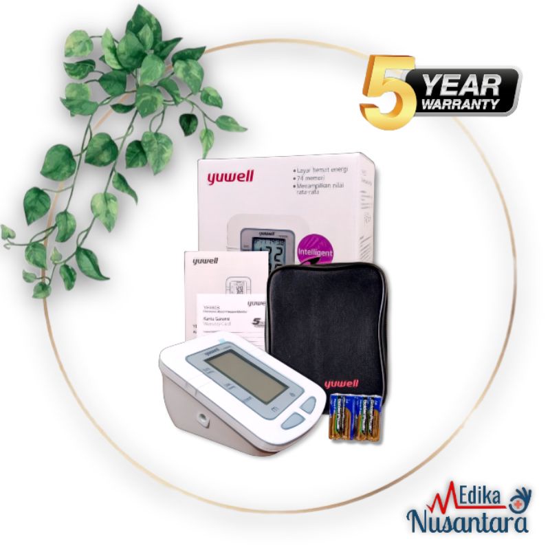 (Original) Tensimeter Digital Yuwell YE 660B Alat Tensi Meter Digital Original Yuwell 660 B Exp Lama