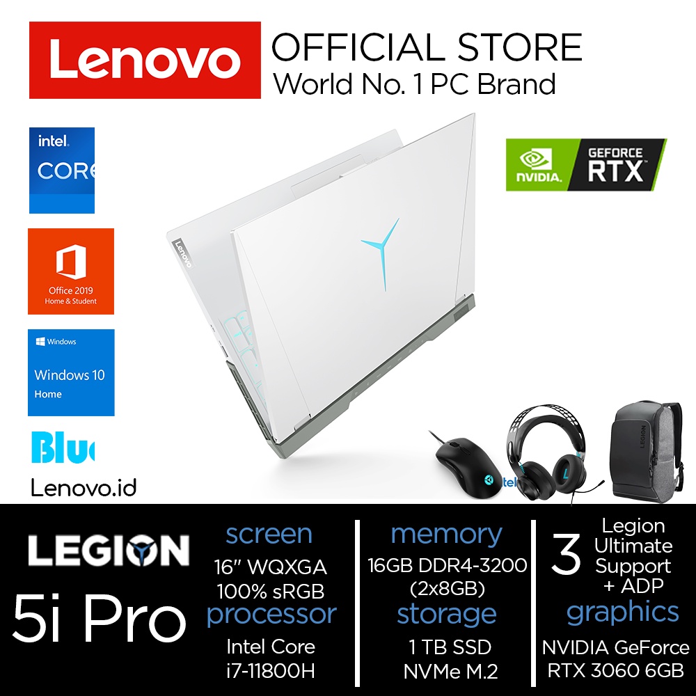 Lenovo Legion 5i Pro 18ID i7 11800H 16GB 1TB SSD NVIDIA RTX 3060 6GB 16