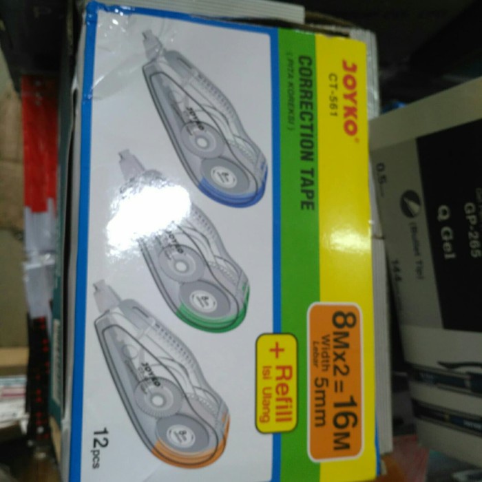 

Unik Correction Tape Jayko + Refill 16 Mm Bergaransi