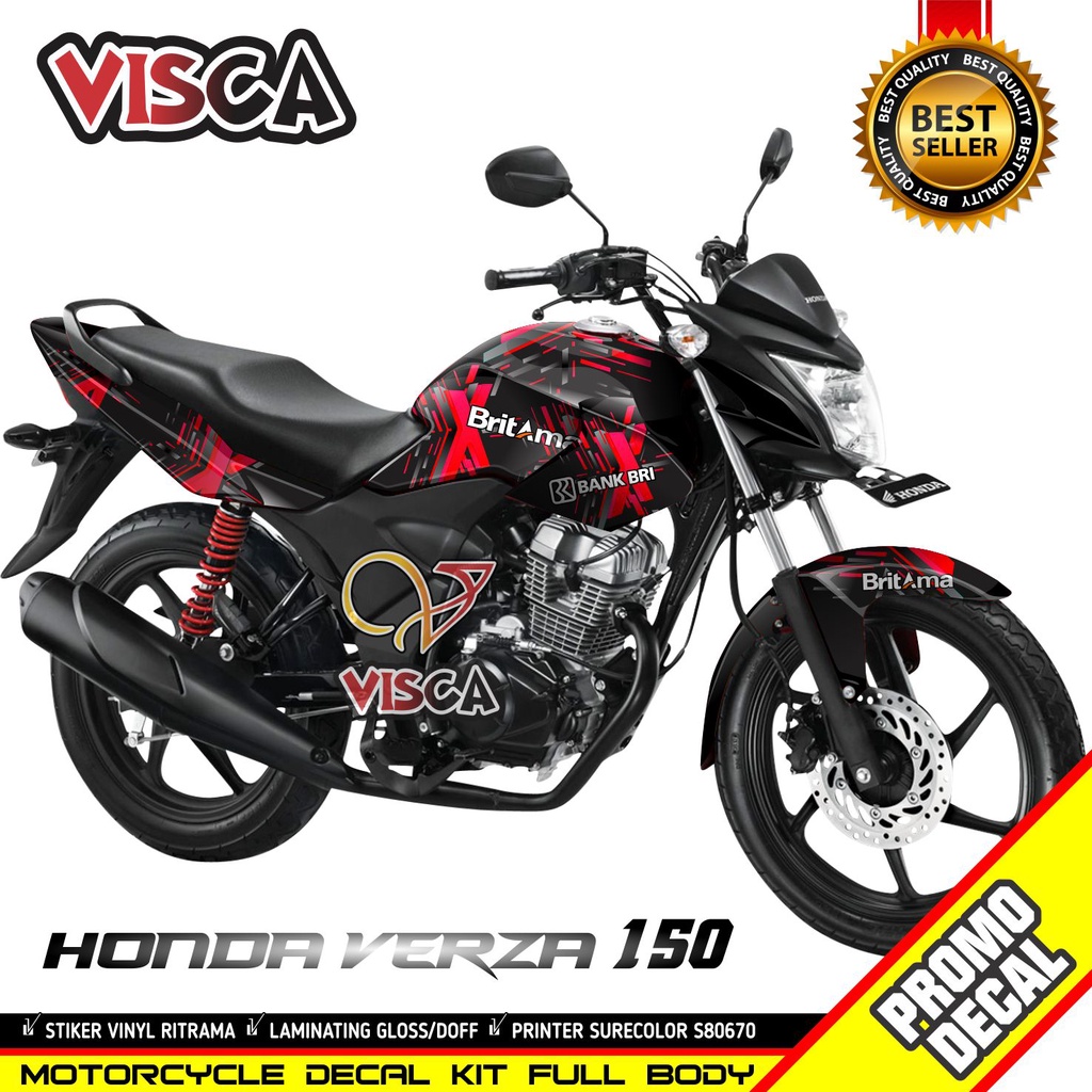 Decal Verza 150 Full Body Variasi Stiker Verza 150 Full Body Variasi Striping Verza 150 Full Body Va