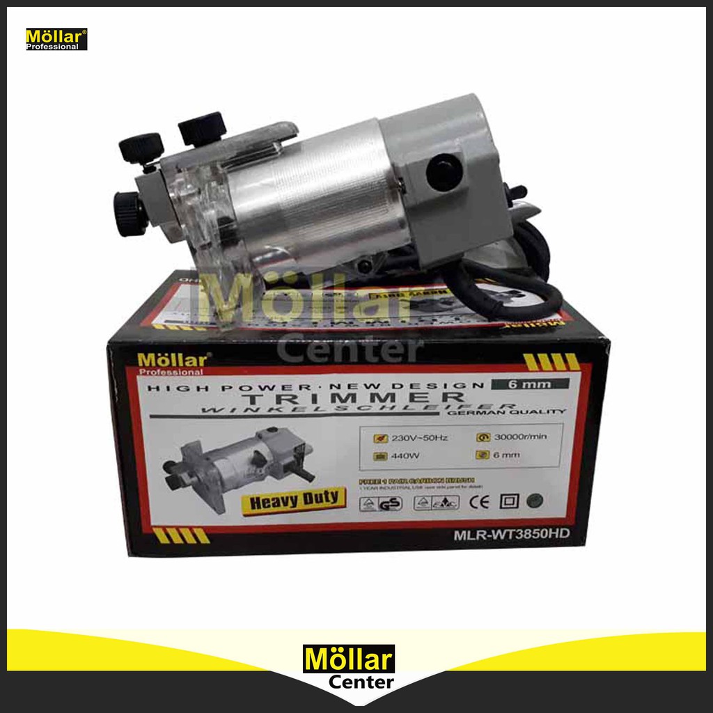 MOLLAR WT3850 Mesin Profil Trimmer Router Kayu 440 Watt