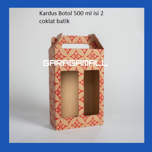 

Kardus packing tas jinjing gable box dus botol kardus die cut dus hampers botol 500 ml isi 2 (isi 10 pcs)