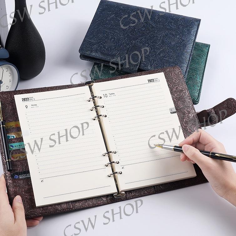 

TERMURAH Macaron PU Leather Notebook Binder A5 Album Binder 6 Lubang ♔ 859