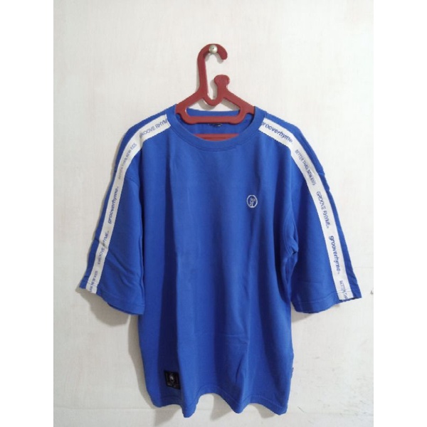 Tshirt Oversize Groove Rhyme Second/Bekas Pakai