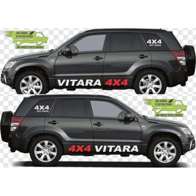 BT sticker mobil suzuki grand vitara stiker off road stiker 4x4 stiker mobil vitara stiker mobil