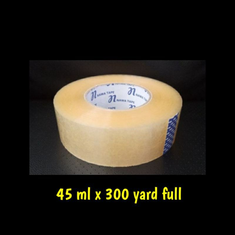 Nawa Tape Lakban Jumbo isi 300yard Full /Lakban Anti Boros / Lakban Kuat dan Hemat