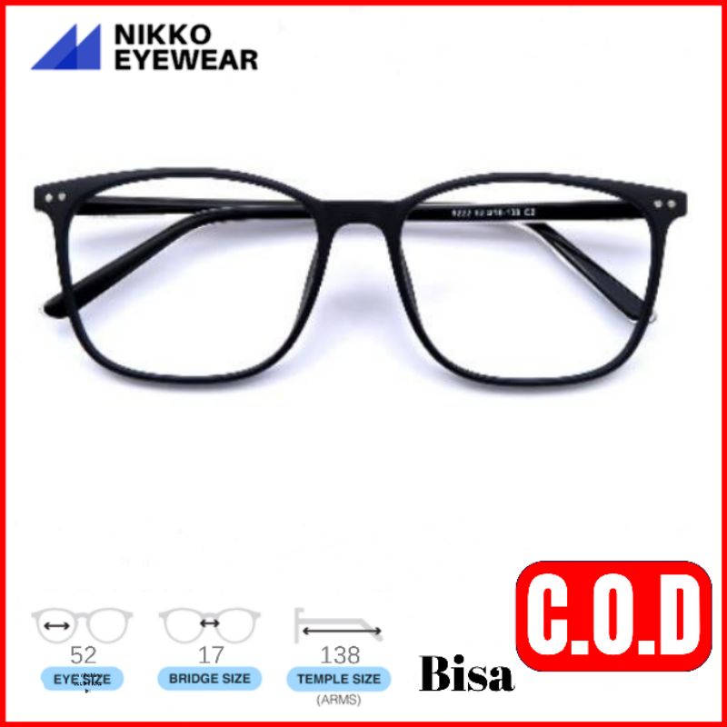 Frame Kacamata 9222, Gratis Lensa Minus, Kacamata Antiradiasi,Kacamata Baca, Kacamata Korea