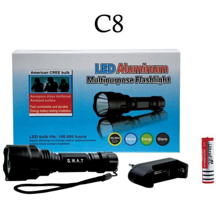 LAMPU SENTER C8