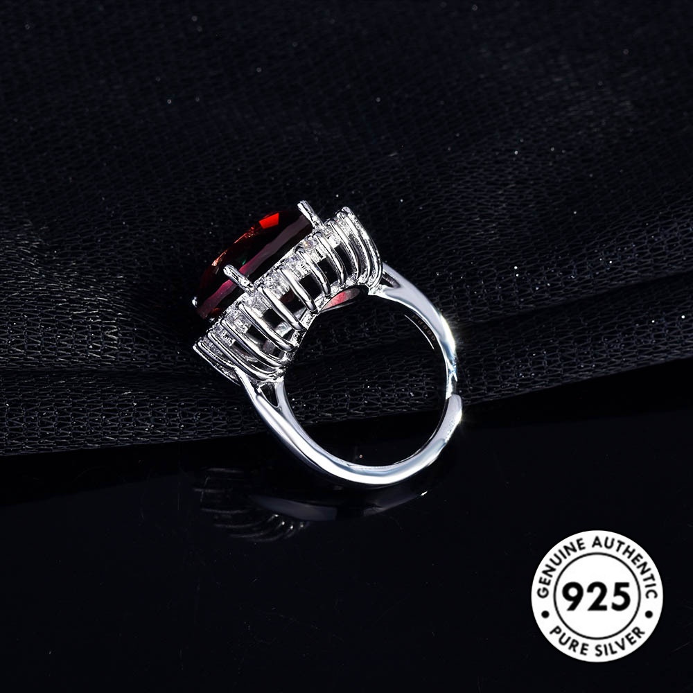 Cincin S925 Silver Aksen Batu Permata