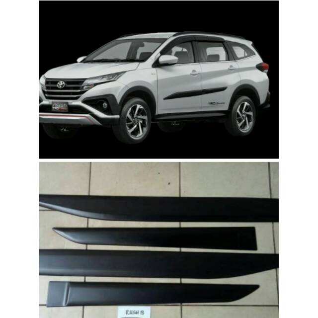 List body rush list body pintu samping terios all new