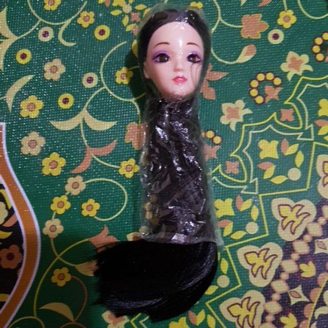  Bayar Di Tempat Kepala Boneka  Barbie  DIY dengan Rambut  