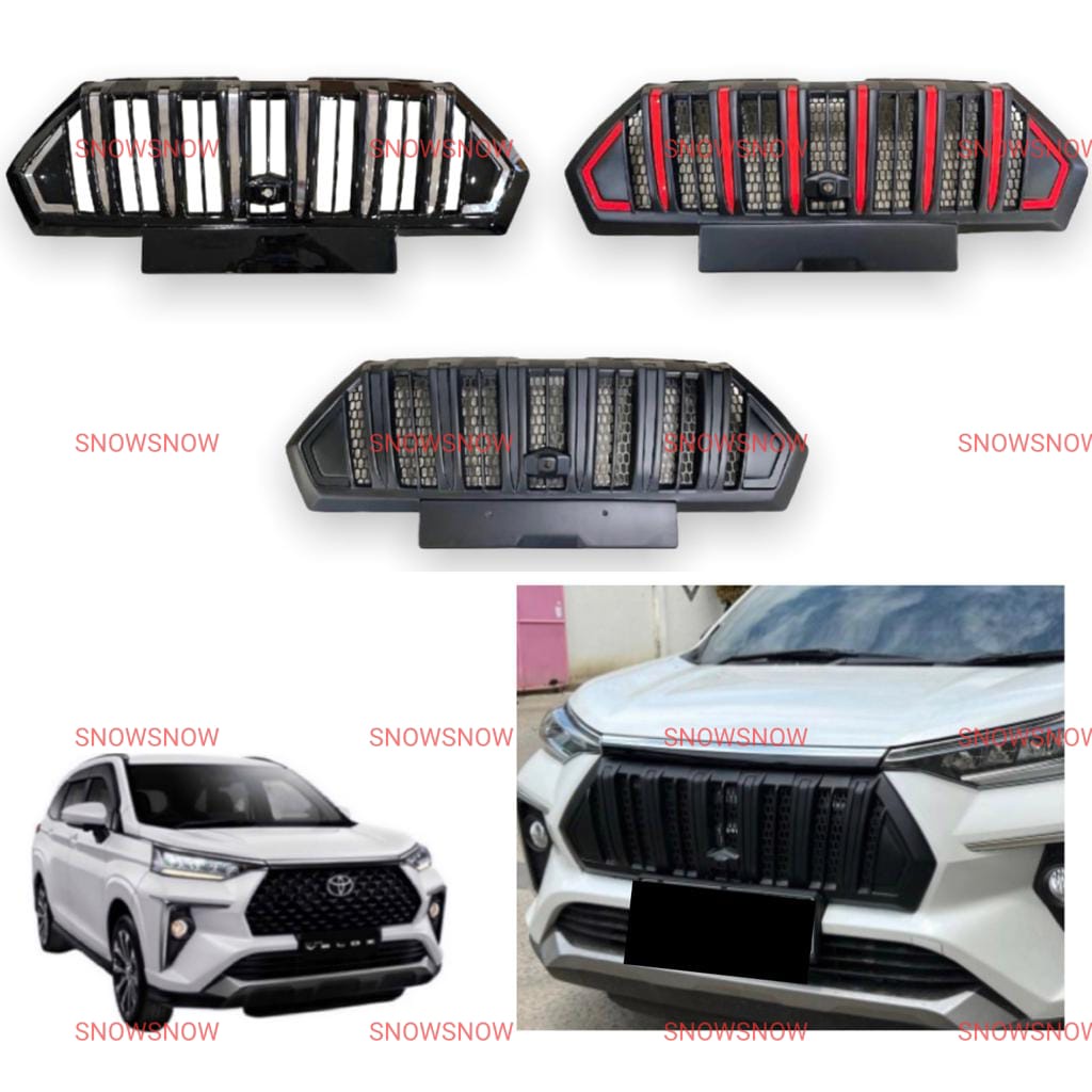 Grill Depan Veloz 2021 2022 UP Apollo GR SPORT Hitam