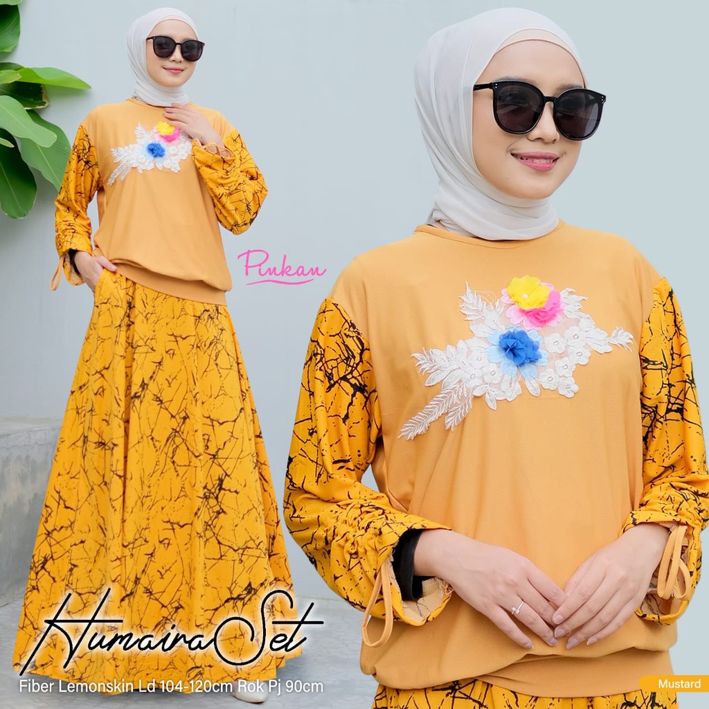 SET PINKAN SET HUMAIRA SET setelan cantik ORIGINAL BRAND PINKAN