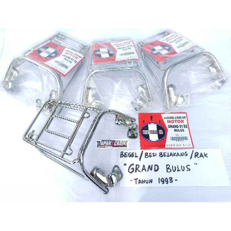 behel belakang honda astrea grand bulus 1993 1994 rak belakang honda astrea grand bulus grand kapsul