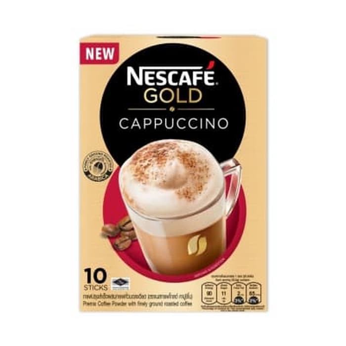 

#HANDCARRY Nescafe Gold Cappuccino Premix Coffee Powder 10sX205g - UFOHCR1900