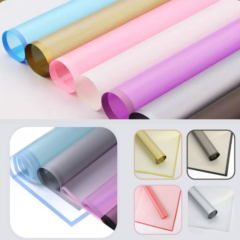 

KERTAS CELLOPHANE KERTAS BUKET FLOWER WRAPPING TRANSPARENT LINING PAPER DISC