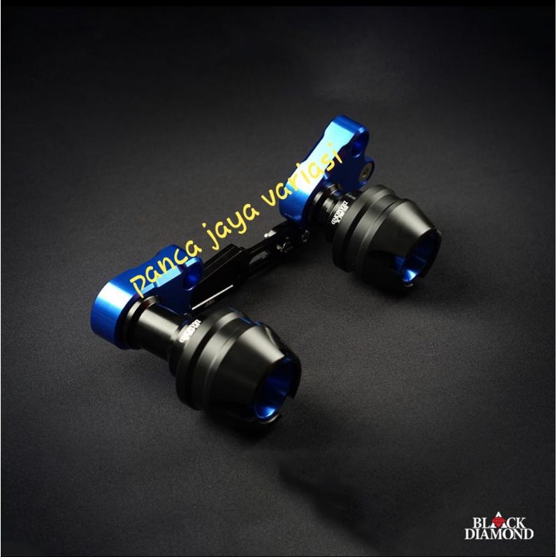 Jalu Pelindung Slider Knalpot Nmax 2020 - 2021 - 2022 / Nmax Old /PCX /ADV-150/Aerox/Xmax/Lexi/Vario Black Diamond