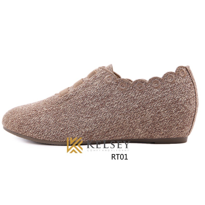 (GRATIS ALAS KAKI) Nicole Sepatu Wedges Wanita Kelsey 4cm RT01